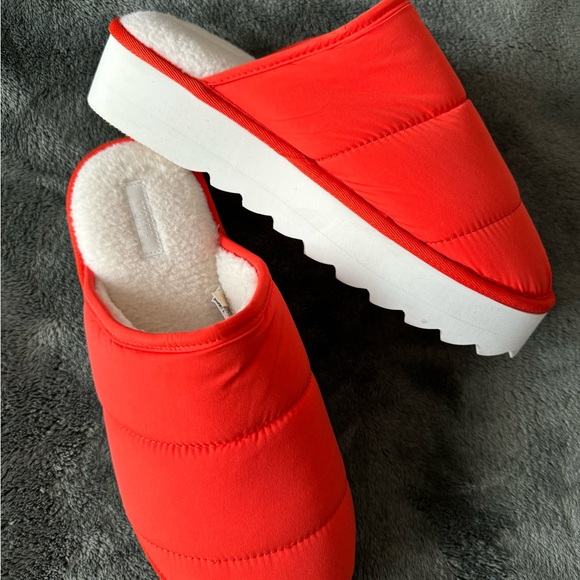 Anthropologie Maeve Puffy Platform Slippers Maeve Puffy Platform Slippers Large - Picture 15 of 16
